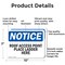 Signmission Roof Access Point Place Ladder Here OSHA Notice Sign, Aluminum, 10in W x 7in L, 2PK OS-2PACK-NS-A-710-L-18120 - alternate 5